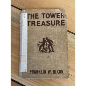 THE TOWER TREASURE HARDY BOYS MYSTERY by FRANKLIN W. DIXON, 1959 Maine library
